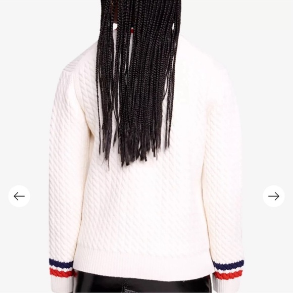 Maje Medhi Cable Knit Cardigan Sweater - Picture 5 of 10